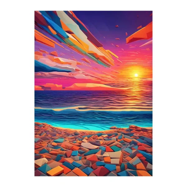 Cubbeach Sunset Poster