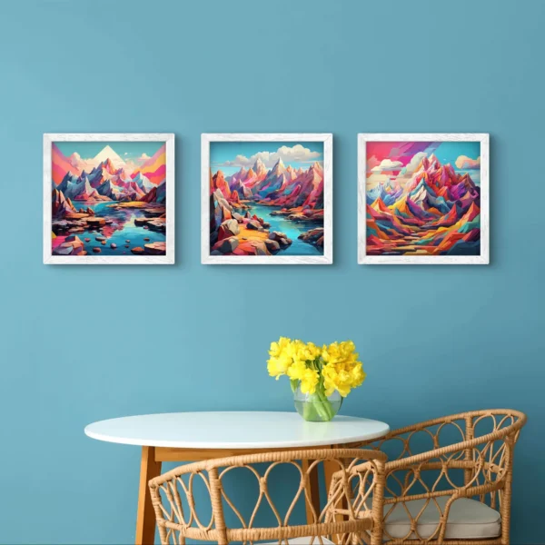 Dreamy Pastel Peaks poster - Image 6