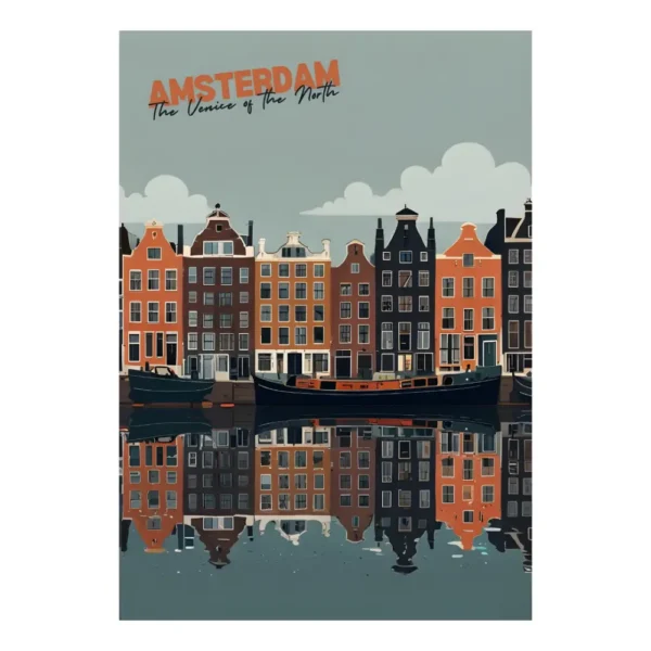 Amsterdam- The Venice of the North Poster