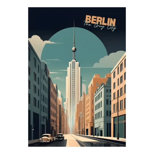 Berlin - The Grey City Poster