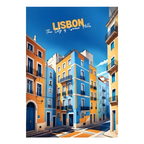 Lisbon - The City of Seven Hills Poster 2