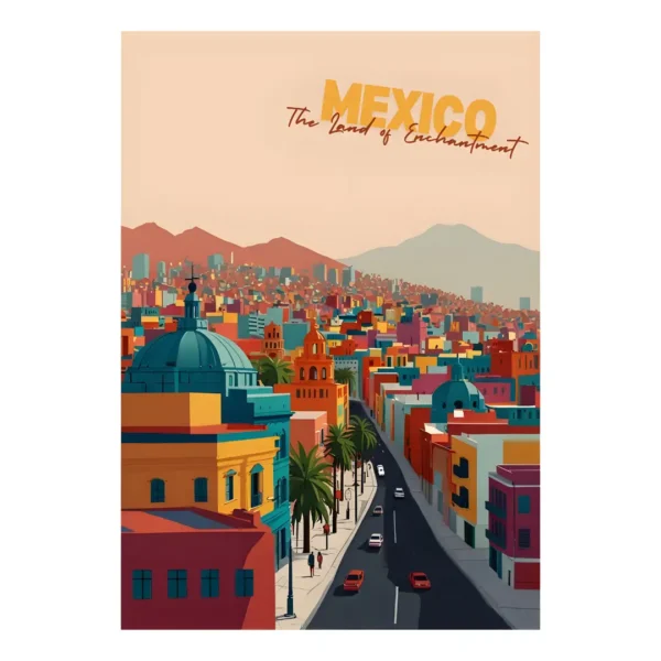 Mexico - The Land of Enchantment Poster