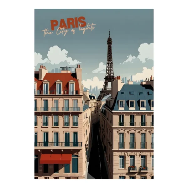 Paris - The City of Lights Poster