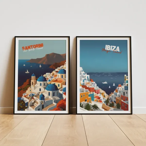 Santorini - The White Island Poster - Image 3