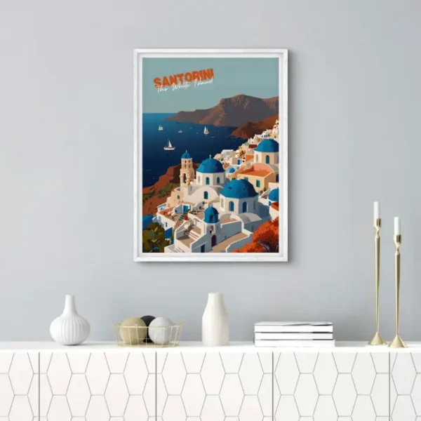 Santorini - The White Island Poster - Image 5