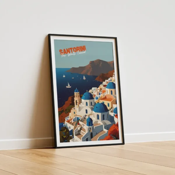 Santorini - The White Island Poster - Image 7