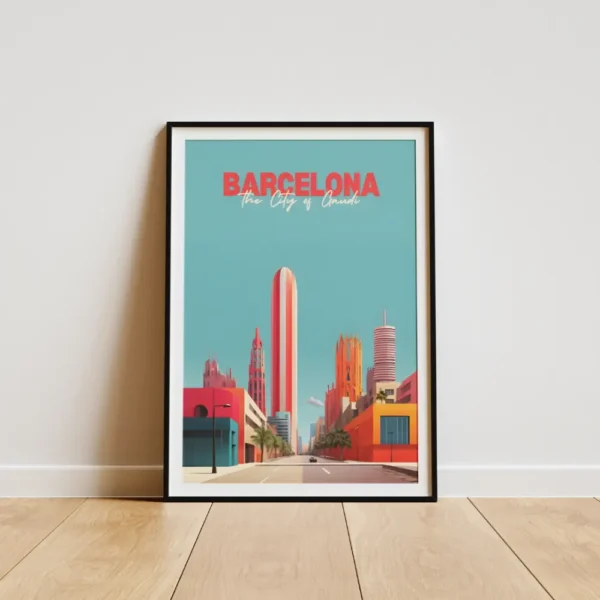 Barcelona - The City of Gaudí Poster - Image 2